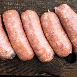 Thick Pork & Leek Sausage