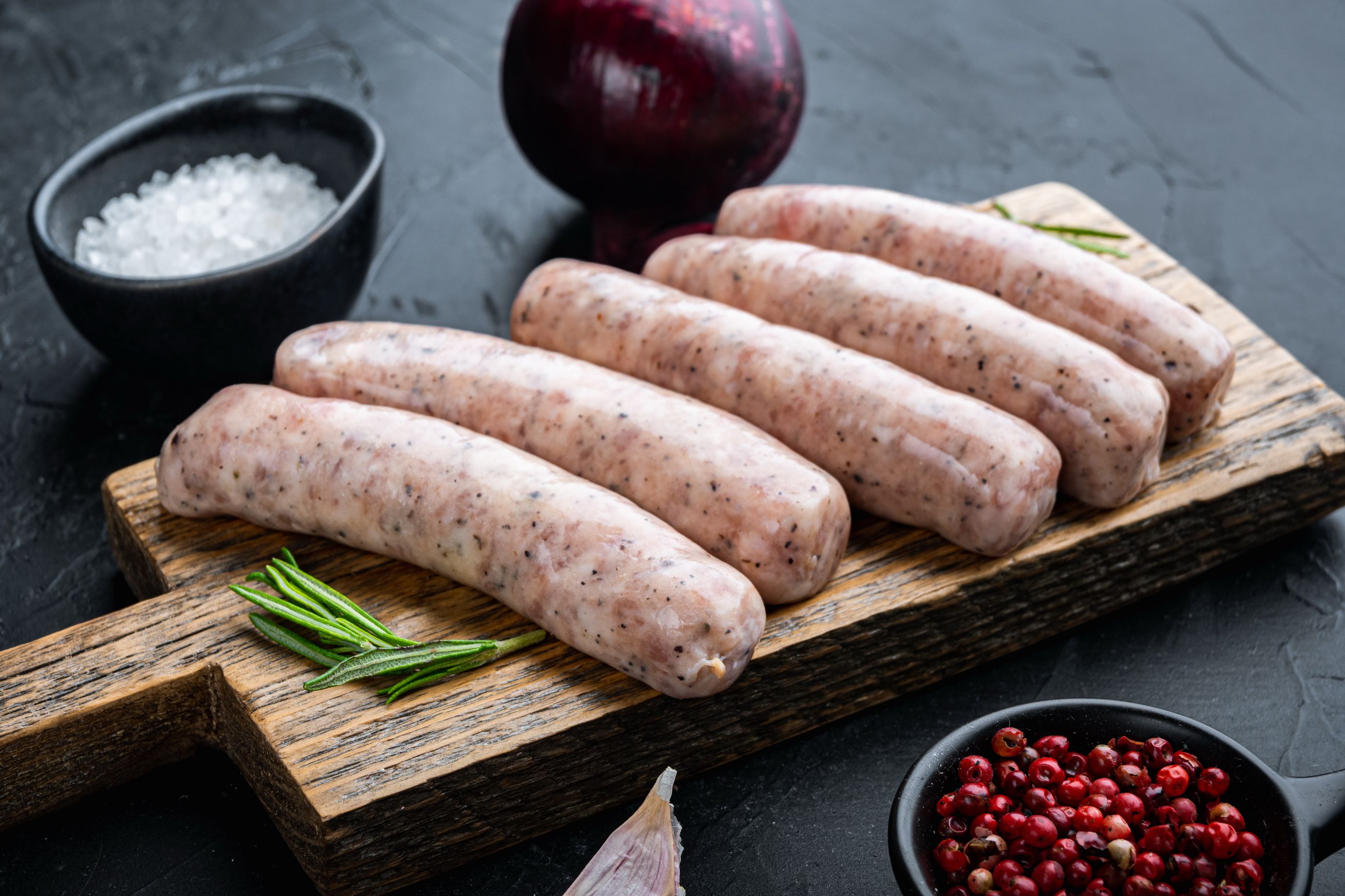 Thin Pork & Leek Sausage